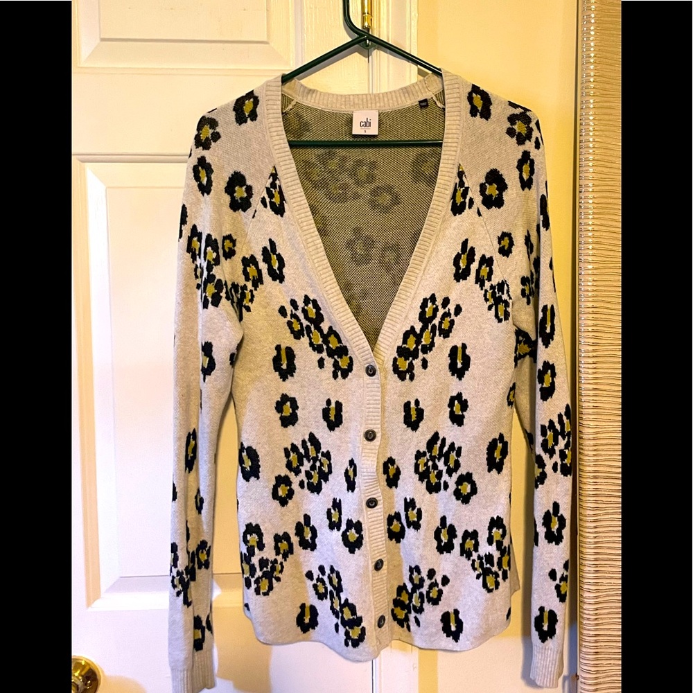 Cabi leopard print sweater